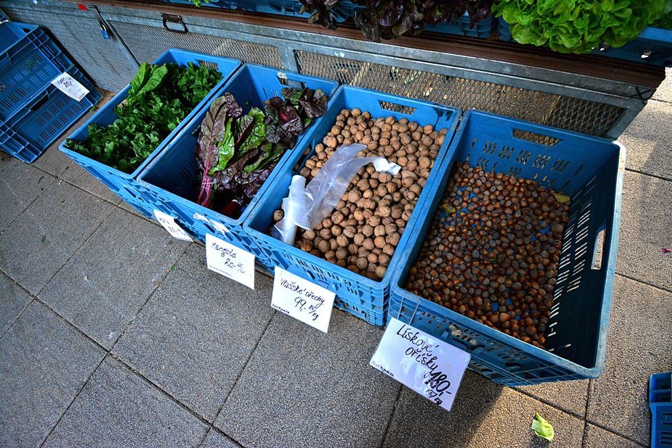 Farmářské trhy na Tyláku na začátku října.