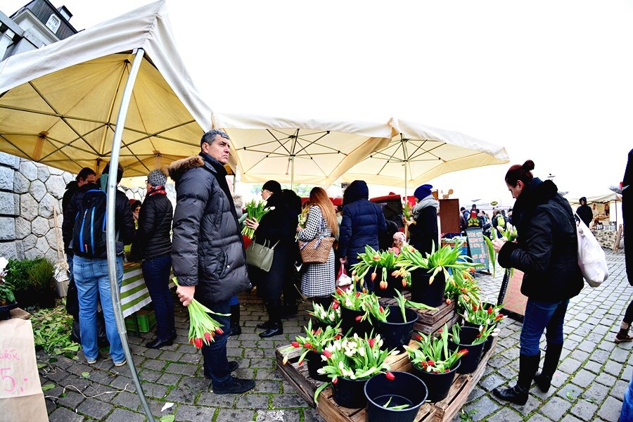 Farmářské trhy na náplavce