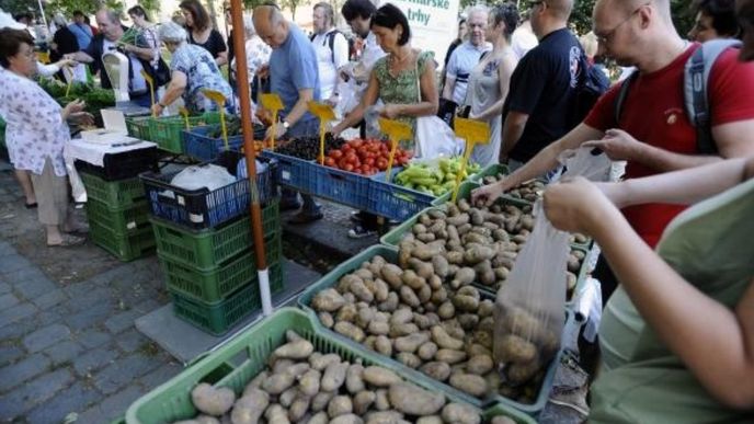 farmářské trhy v Karlíně