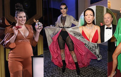 Sexy Slavíci: Nadupaný dekolt těhotné Ewy Farne, polonahá Sharlota a Švantnerové rozparek do pasu!