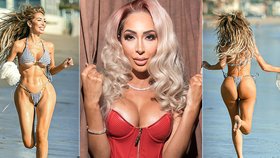 Farrah Abraham skotačí na pláži