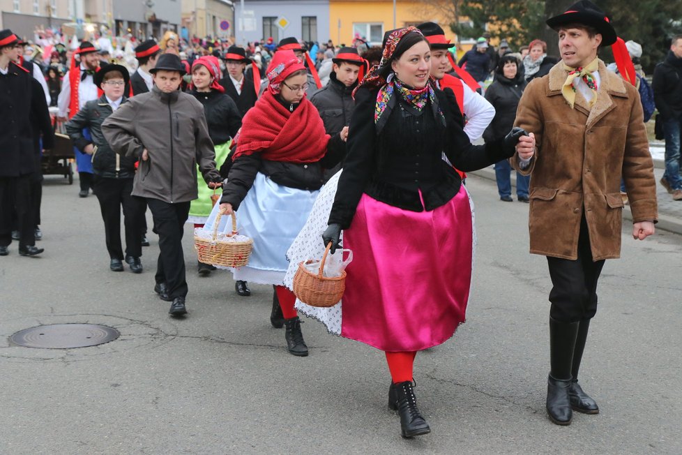 Brněnská část Líšeň se ponořila v sobotu do masopustního veselí. 