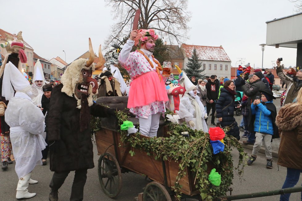 Brněnská část Líšeň se ponořila v sobotu do masopustního veselí. 