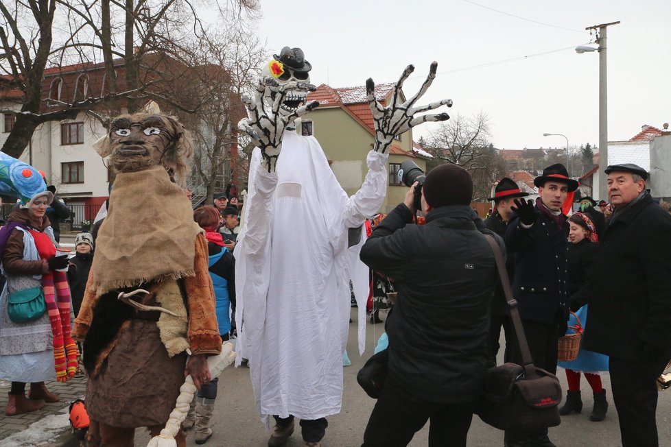 Loňský masopust v brněnské části Líšeň