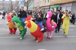 Fašanku ve Veselí nad Moravou přálo příjemné jarní počasí, teploměr ukazoval 14 °C.