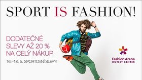 Vybavte se na sport! Ceny ve Fashion Areně o víkendu letí dolů.