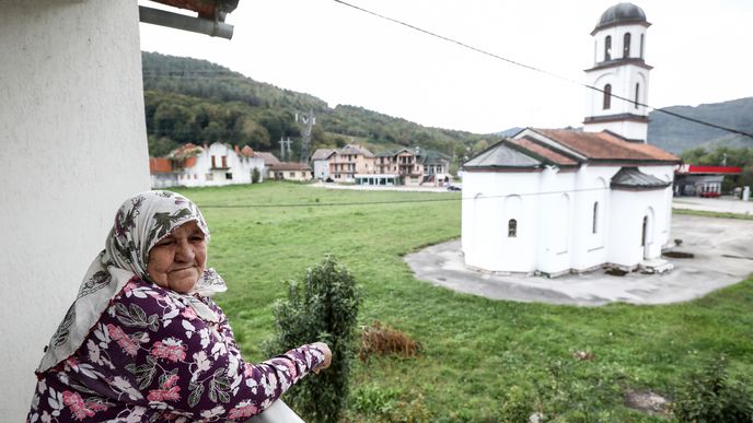 Fata Orlovičová a srbský kostel, který stojí na jejím pozemku
