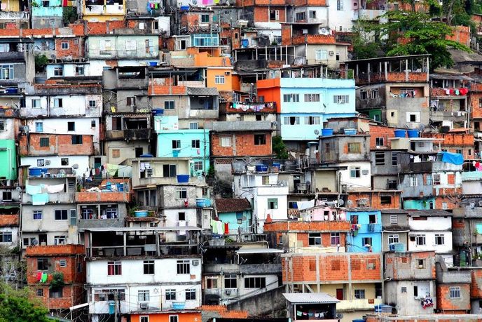 Favela v Rio de Janeiru