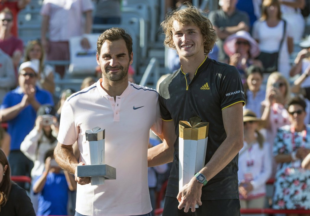 Roger Federer se musel ve finále turnaje v Montrealu sklonit před uměním Alexandera Zvereva