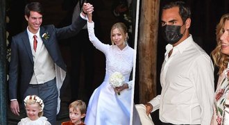 Federerovi na svatbě miliardáře: Rozkvetlá Mirka a Roger konečně bez berlí! Federerovi na svatbě miliardáře: Rozkvetlá Mirka a Roger konečně bez berlí!