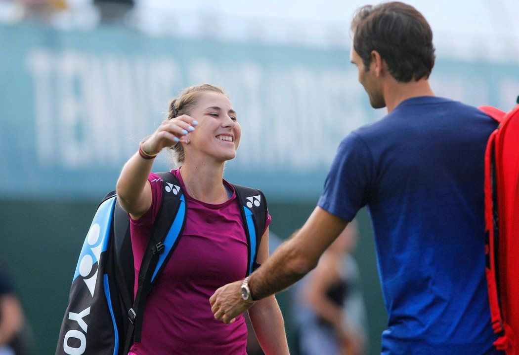 Belinda Bencicová má Rogera Federera za vzor už od dětství