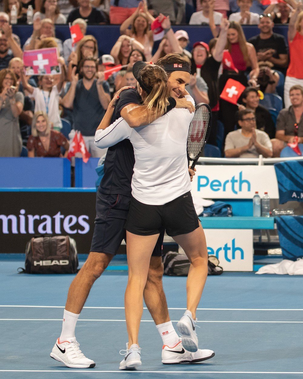 Neporazitelný pár. Belinda Bencicová a Roger Federer