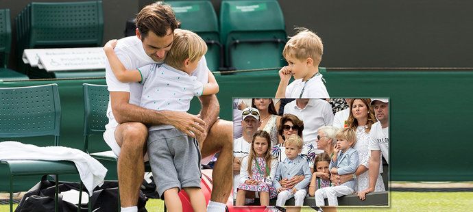 Roger Federer šlechtí ve svých dětech sportovního ducha. Které z dvojčat půjde v jeho šlépějích