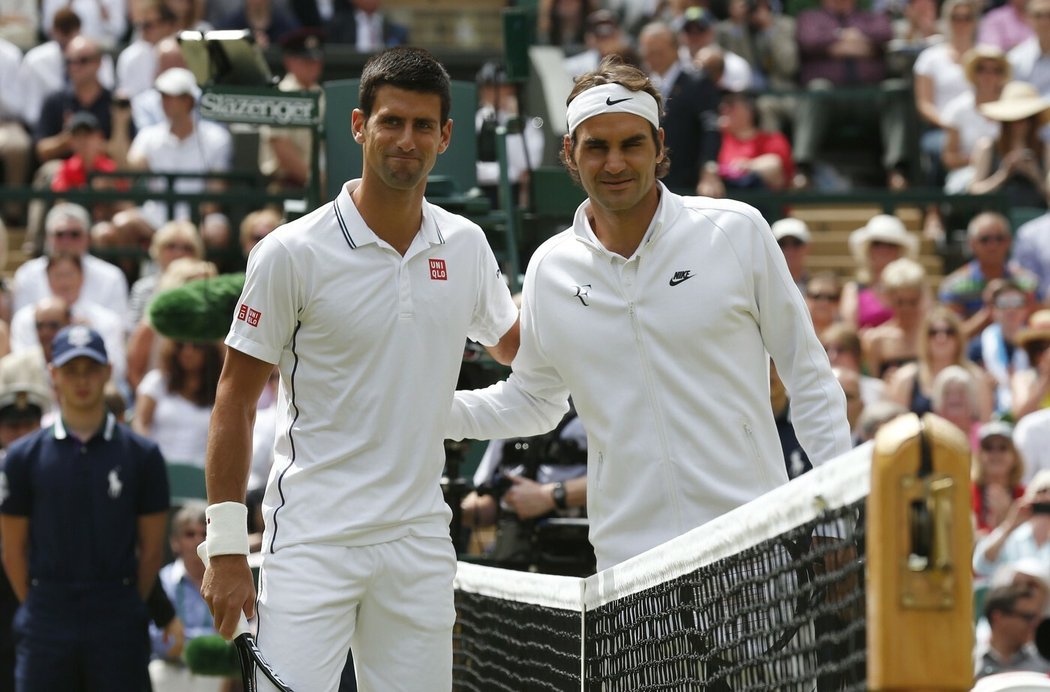 Roger Federer a Novaj Djokovič