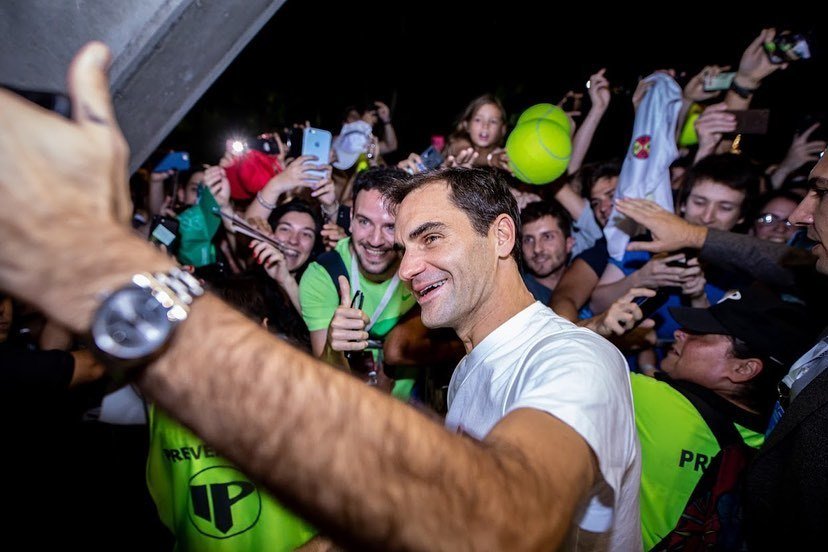 Roger Federer se v Jižní Americe těší obrovské popularitě