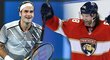 Tenisová legenda Roger Federer se netají obdivem k Jaromíru Jágrovi