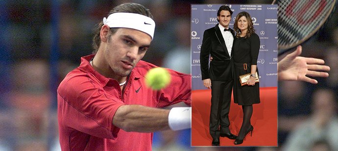Roger Federer prý býval velký stydlín.