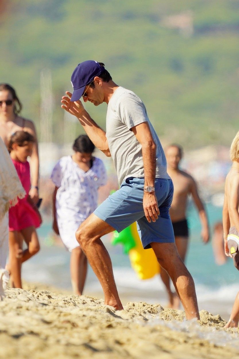 Roger Federer na dovolené