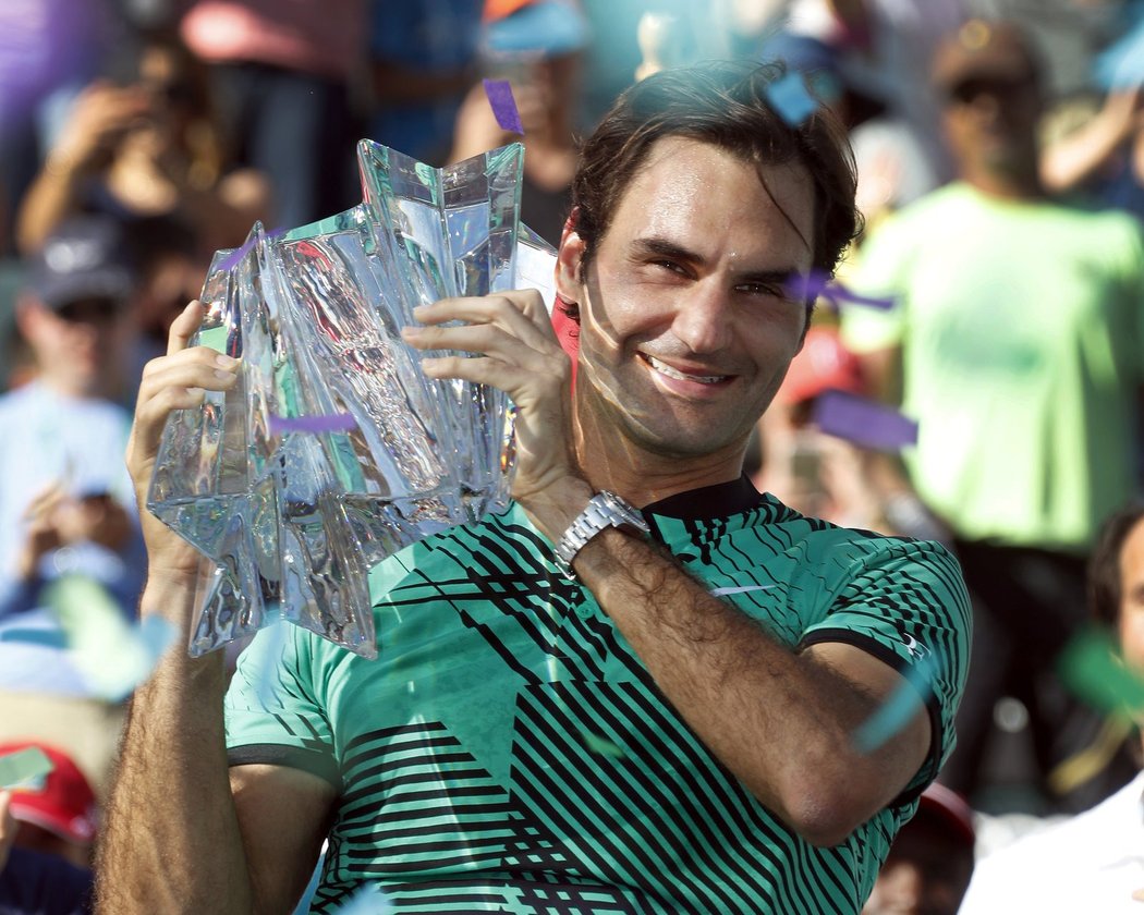 Roger Federer ovládl turnaj v Indian Wells