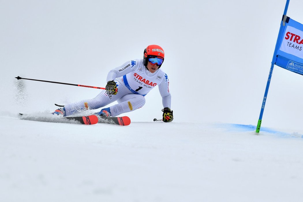 Italská lyžařka Federica Brignoneová ve Špindlerově Mlýně