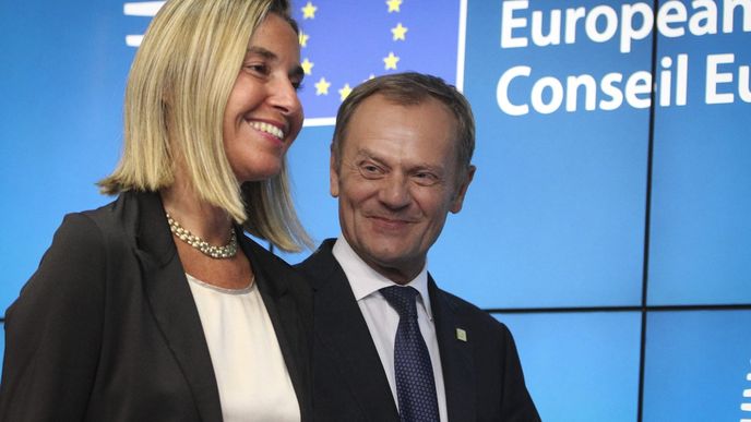 Federica Mogherini a Donald Tusk