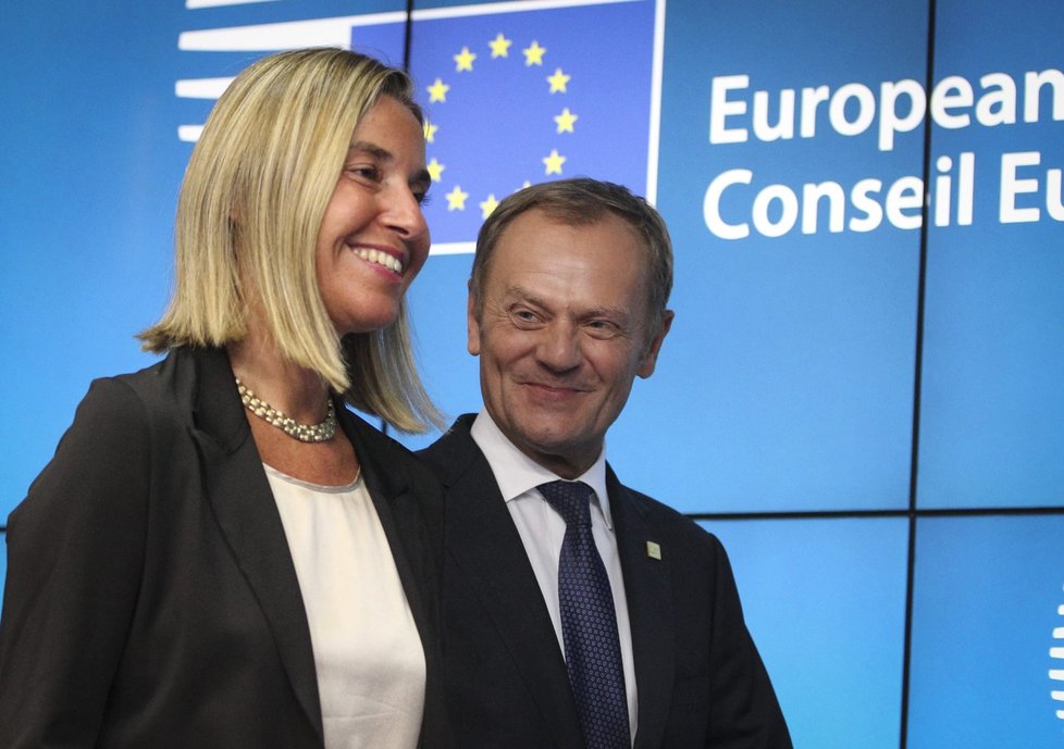 Federica Mogherini a Donald Tusk