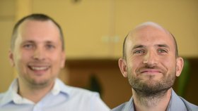 Výkonný ředitel společnosti Seznam.cz Michal Feix (vpravo) a ředitel komerční divize Centrum Holdings Pavel Vopařil (vlevo)