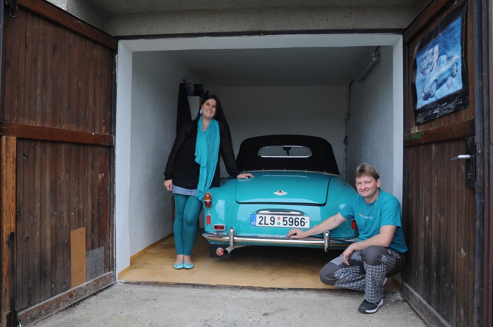 Renovovaná felicia má vlastní garáž…