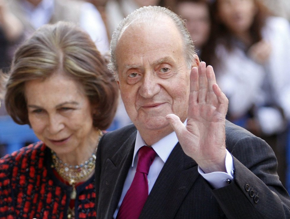 Juan Carlos I. se svou manželkou