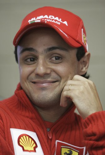 Felipe Massa s úsměvem.