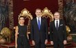 Španělský král Felipe VI., královna Letizia a premiér Petr Fiala (ODS) na galavečeru summitu NATO (28.6.2022)