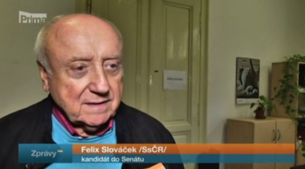 Felix Slováček se přiznal, že ho neúspěch v senátních volbách příliš netrápí.