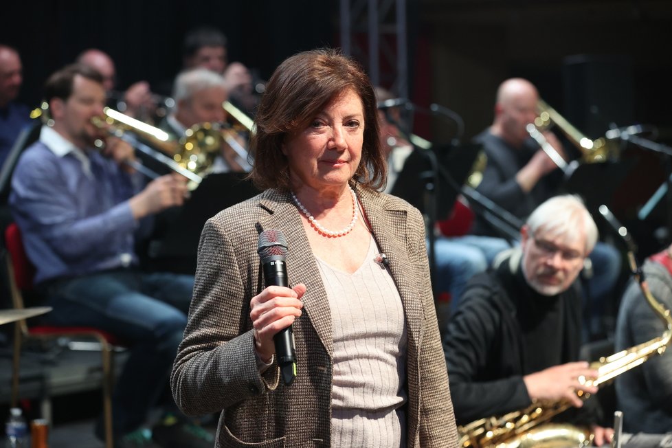 Zkouška na koncert Felixe Slováčka: Marie Rottrová