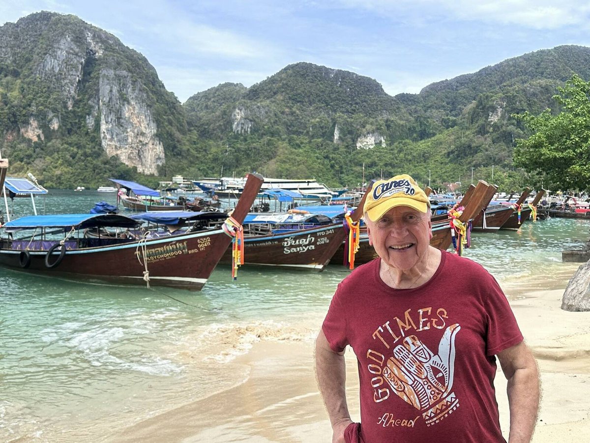 Felix Slováček se právě vylodil v Ko Lantě v provincii Krabi v Thajsku. 