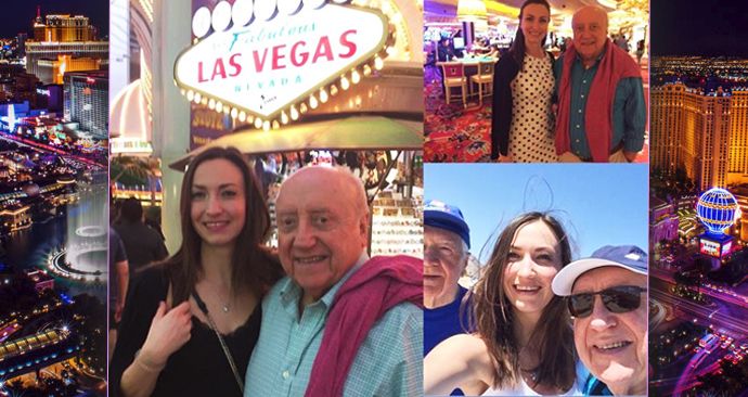 Felix Slováček s Lucií Gelemovou vyrazili na dovolenou do Las Vegas.