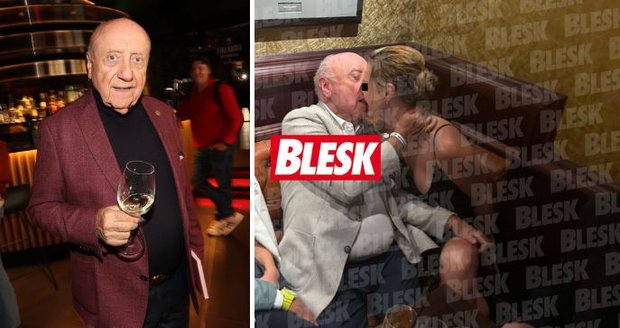 Překvapivé pokračování příběhu o řádění Felixe Slováčka (83) ve Varech. Říkal, že šel spát, a přitom... Líbačka v baru!