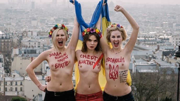 Ze života organizace Femen