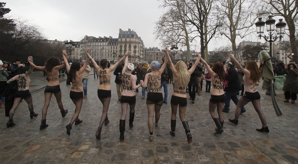 Svlečené feministky: Svými protestními akcemi ve stylu &#34;nahoře bez&#34; jsou dobře známé