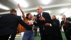 Před pěti lety se na Miloše Zemana vrhla obnažená aktivistka hnutí FEMEN
