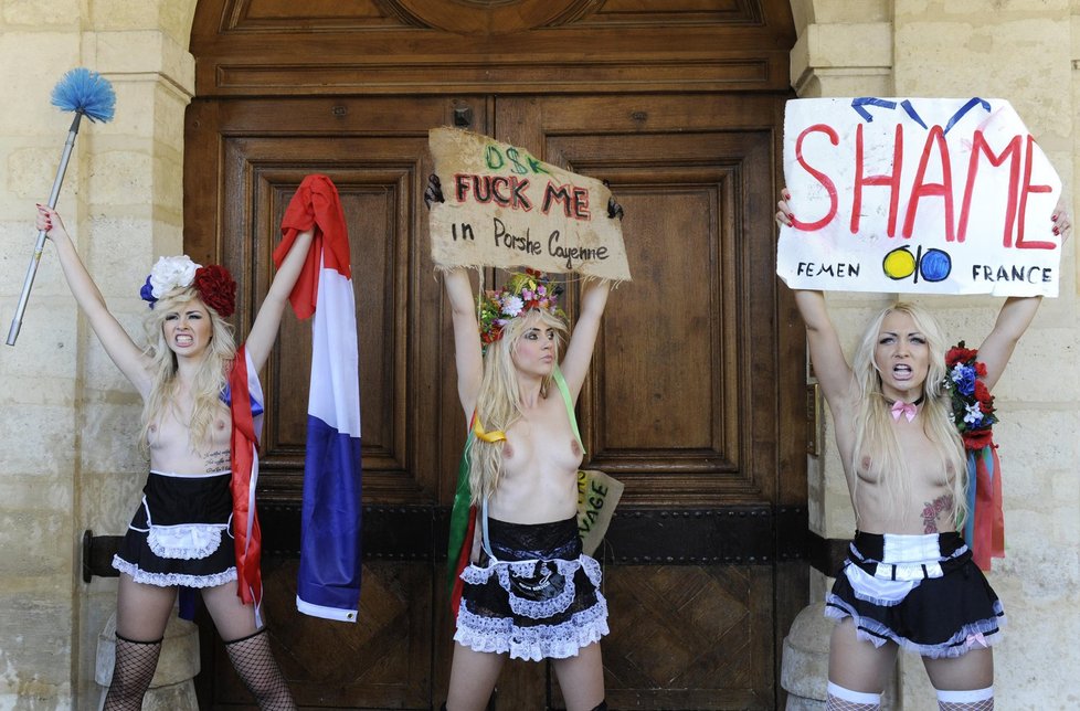 Dívky z hnutí FEMEN