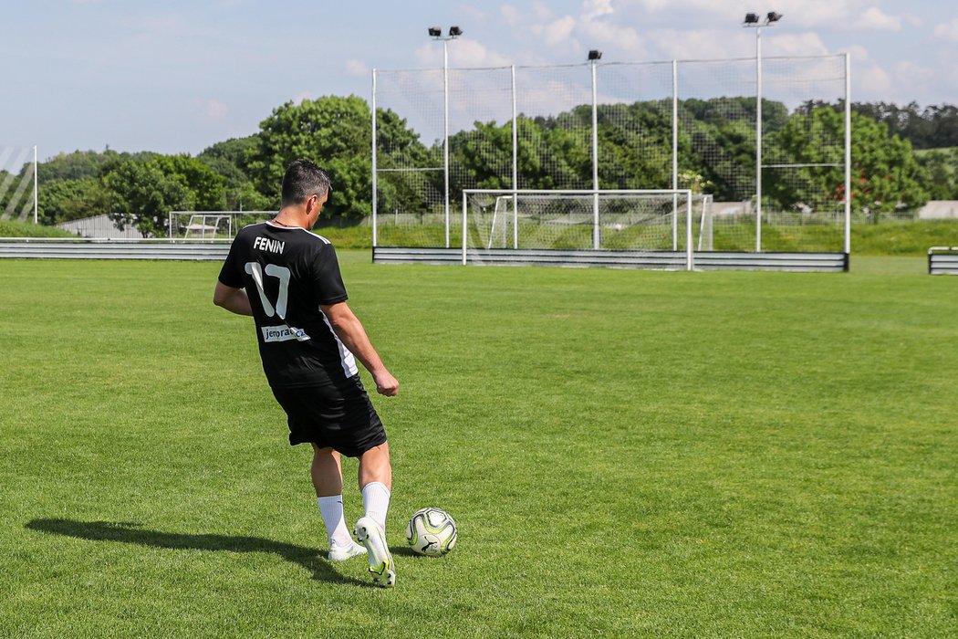 Bývalý reprezentant Martin Fenin ukázal, že technika mu stále nechybí