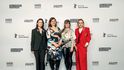 Scenáristka Barbora Námerová, režisérka Zuzana Kirchnerová, kreativní producentka Klára Follová a představitelka hlavní role Tereza Ramba na Berlinale Scenáristka Barbora Námerová, režisérka Zuzana Kirchnerová, kreativní producentka Klára Follová a představitelka hlavní role Tereza Ramba na Berlinale