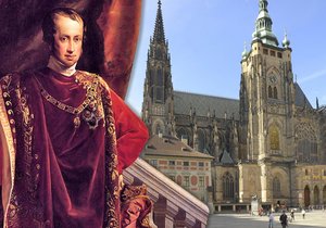 182 years ago, Ferdinand V. Dobrotivý was the last Habsburg to be crowned Czech king.  Prague grew so close to his heart that he eventually lived in it.