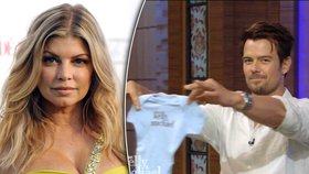 Josh Dushamel v televizní show Live with Kelly and Michael prozradil pohlaví dítěte, které s Fergie očekávají.