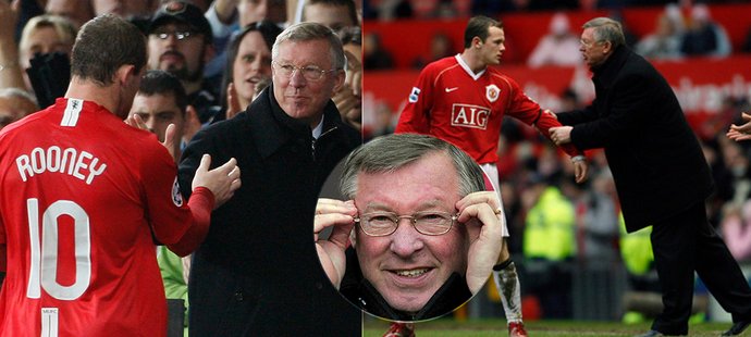 Trenér Alex Ferguson přiznal, že si s Waynem Rooneym moc nevěděl rady.