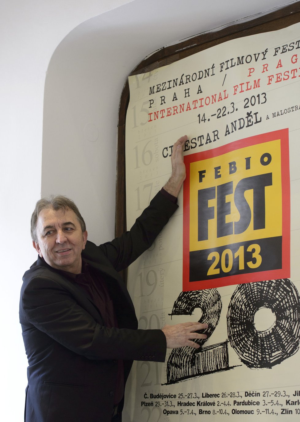 Fero Fenič jako šéf filmového festivalu Febiofest