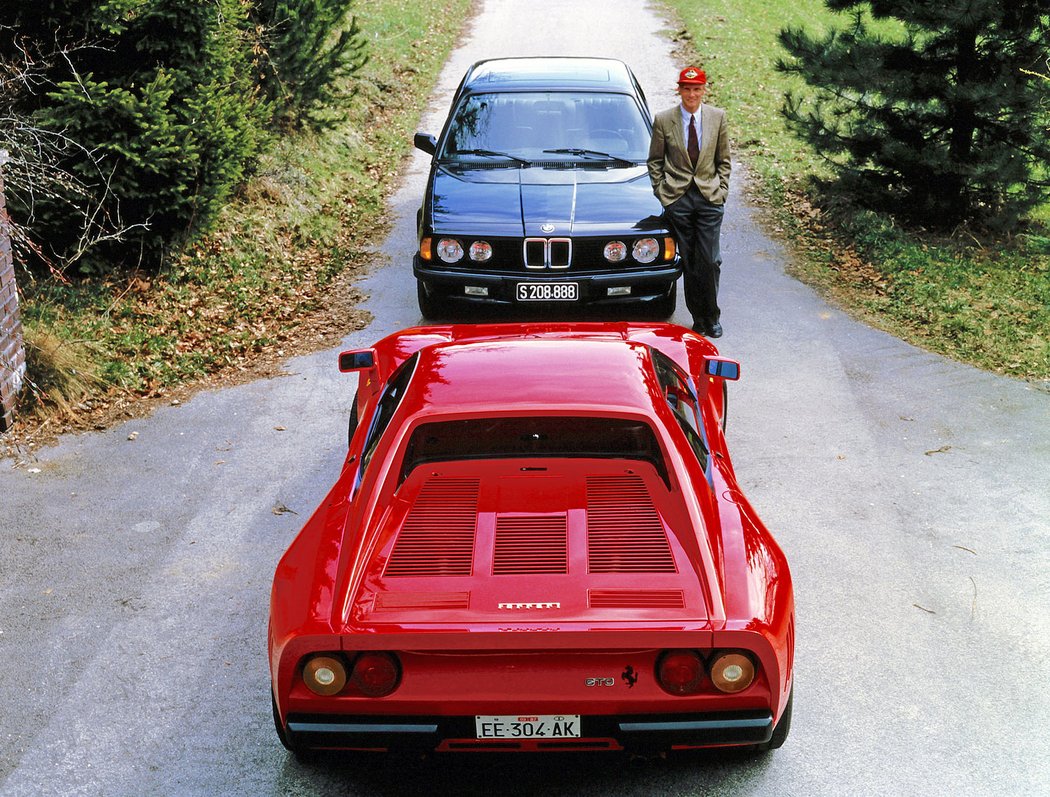 Ferrari GTO, BMW 745i, Niki Lauda