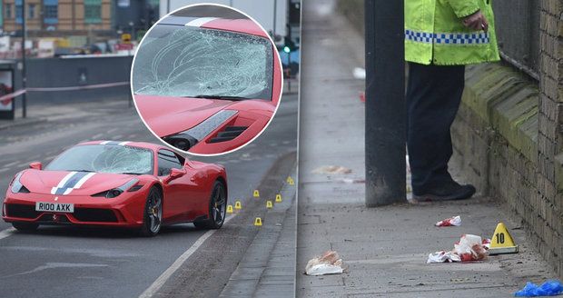 Ferrari za 8,5 milionu srazilo šest chodců: Smetlo je z mostu