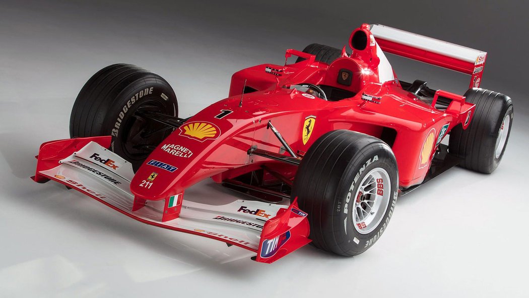 Ferrari F2001 Michaela Schumachera jde do aukce