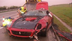 Nabourané Ferrari Jiřího Macha